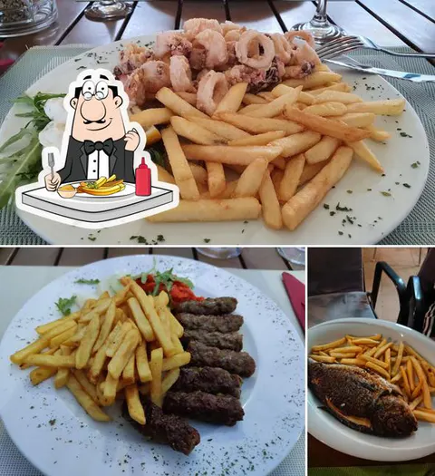 Pileći obrok s prženim krumpirićima